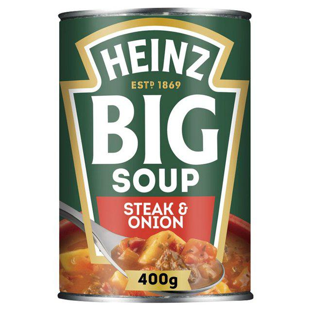 Heinz Big Soup Steak & Onion 400g x 6 Tins