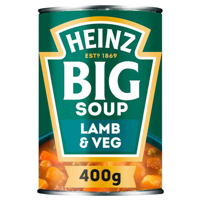 Heinz Big Soup Lamb & Veg 400g x 6 Tins