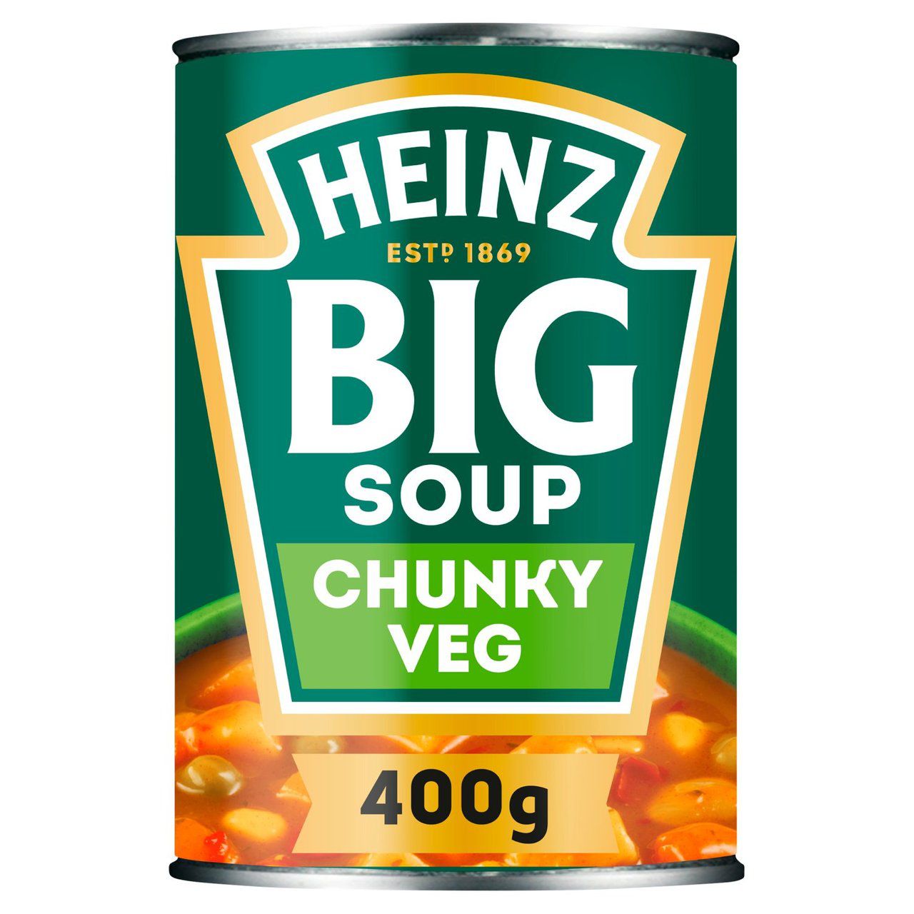 Heinz Big Soup Chunky Veg 400g x 6 Tins