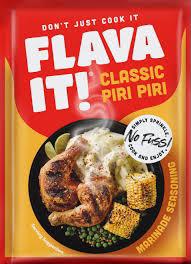 Flava It Marinade Bundle Piri Piri, Chinese Style, Garden Mint, Garlic & Herb and Smoky BBQ 35g - pack of 10