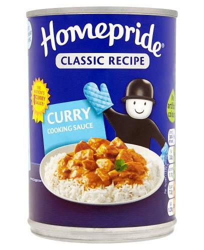 Homepride Curry Cooking Sauce 400g x 6 Tins