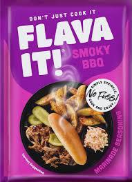 Flava It Marinade Bundle Piri Piri, Chinese Style, Garden Mint, Garlic & Herb and Smoky BBQ 35g - pack of 10