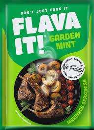 Flava It Marinade Bundle Piri Piri, Chinese Style, Garden Mint, Garlic & Herb and Smoky BBQ 35g - pack of 10