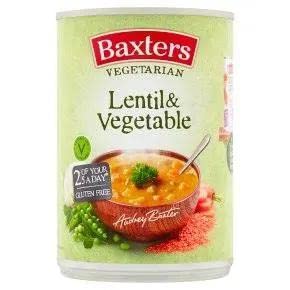 Baxters Vegetarian Soup Bundle - Contains 6 x Tins (400g)