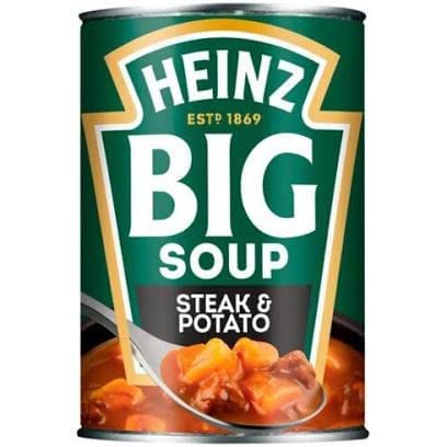 Heinz - Big Soup Bundle Bundle 9 x Tins (400g) Beef & Veg, Steak & Potato and Chicken & Veg.