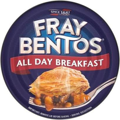 Fray Bentos Pie Bundle - Contains 6 Pies All Day Breakfast, Steak & Gravy, Chicken Curry, Steak & Kidney, Just Chicken and Minced Beef and Onion.