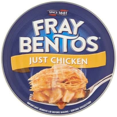 Fray Bentos Pie Bundle - Contains 6 Pies All Day Breakfast, Steak & Gravy, Chicken Curry, Steak & Kidney, Just Chicken and Minced Beef and Onion.