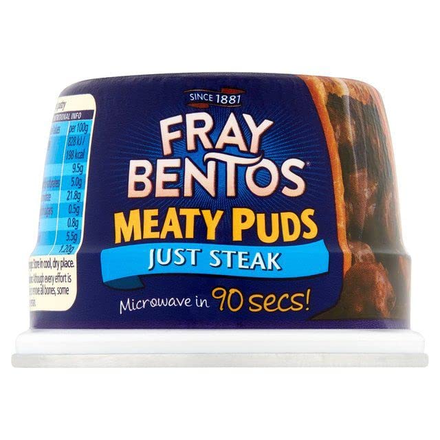 Fray Bentos Meaty Puds - 3 x Steak and Kidney & 3 x Just Steak (200g)"