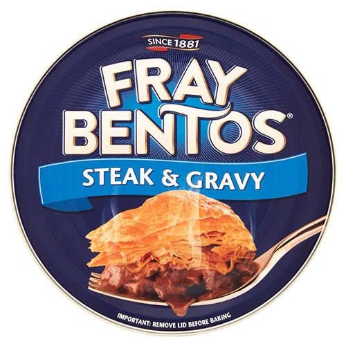 Fray Bentos Pie Bundle - Contains 6 Pies All Day Breakfast, Steak & Gravy, Chicken Curry, Steak & Kidney, Just Chicken and Minced Beef and Onion.