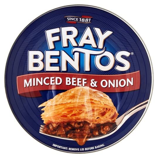 Fray Bentos Pie Bundle - Contains 6 Pies All Day Breakfast, Steak & Gravy, Chicken Curry, Steak & Kidney, Just Chicken and Minced Beef and Onion.